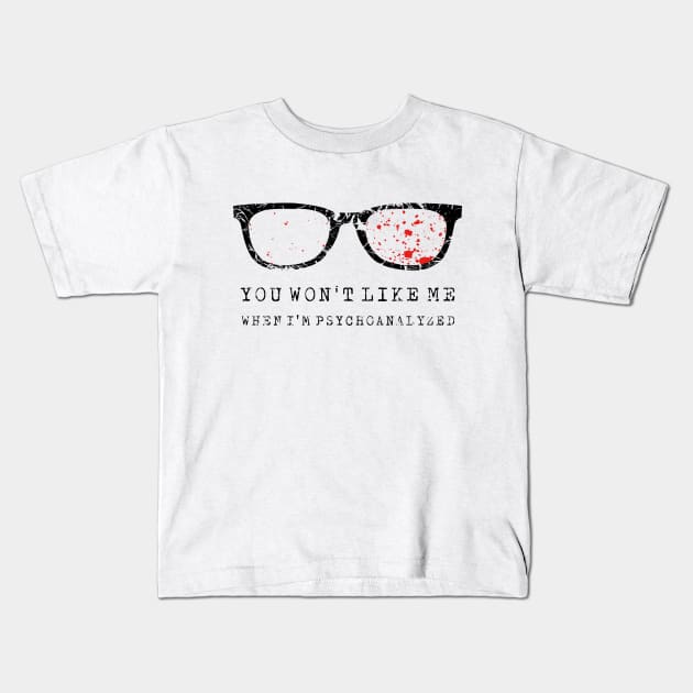 psychoanalyze me Kids T-Shirt by ciciyu